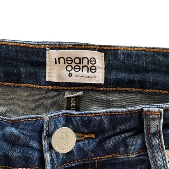 NWT Insane Gene Side Split Flare Jeans 30 - Picture 3 of 6